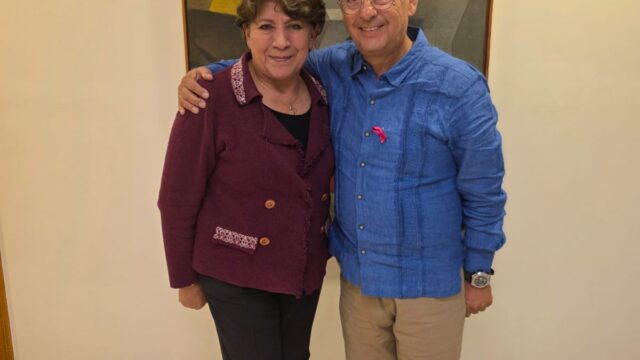 Delfina Gómez y Pedro Zenteno